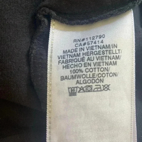 True religion black square logo t-shirt men’s size M - Picture 5 of 5